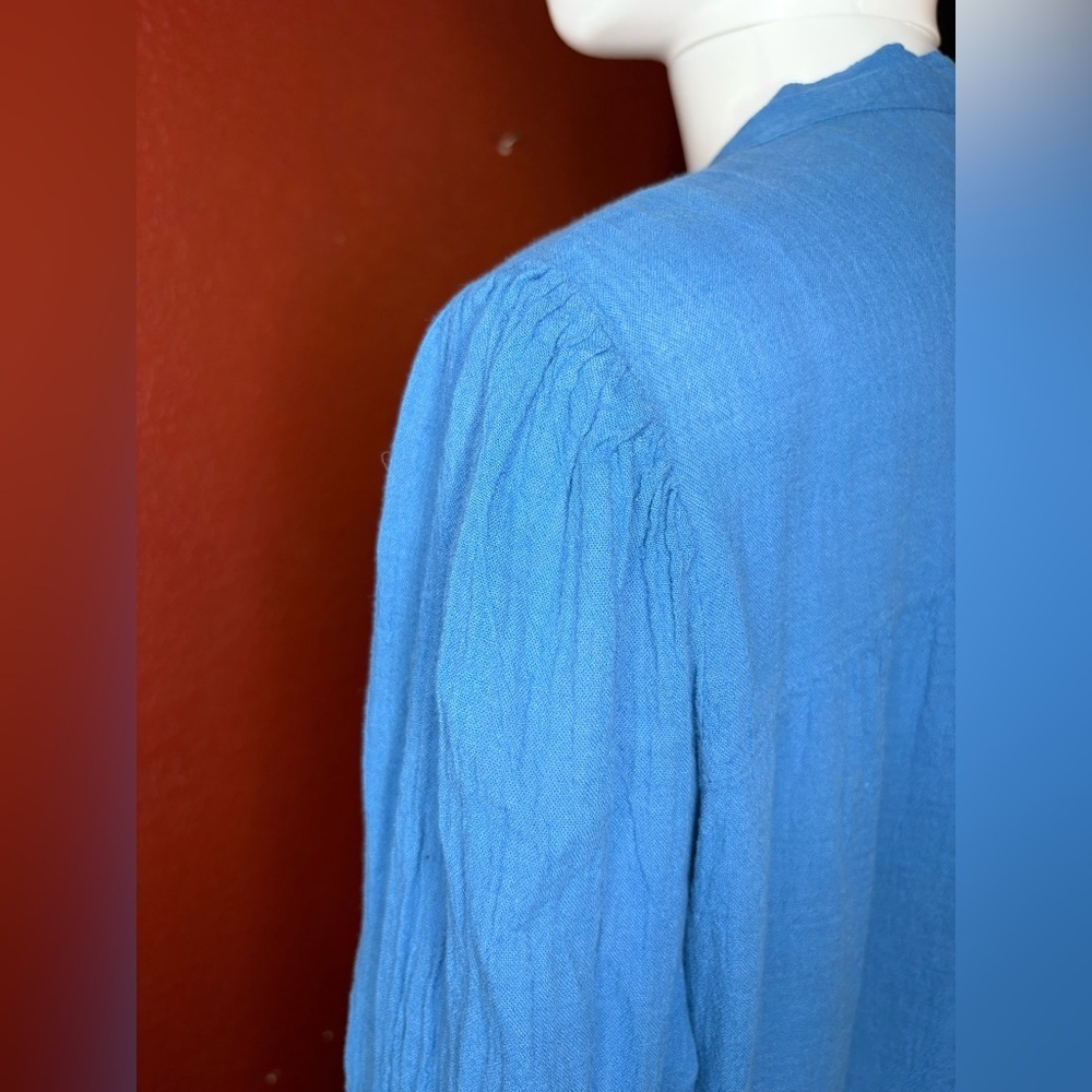 Honorine Long Giselle Cover Up in Color Royal Blue. Size S - Picture 4 of 8
